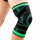 Suport pentru genunchi cu bretele TM Ready Set Go Negru-verde