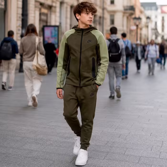 Hanorac Nike B NSW TECH FLC FZ Hachi XS - 8