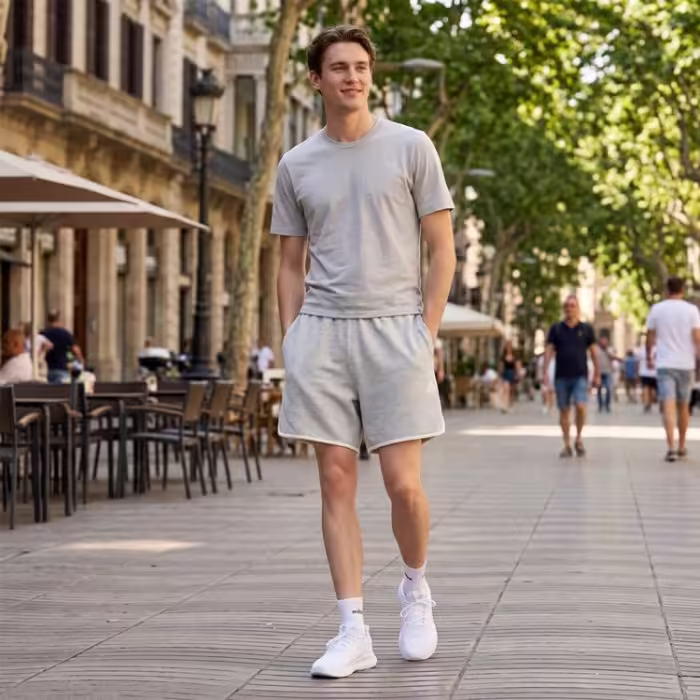 Шорты Adidas M LNG SHO FT Серый XL - 7