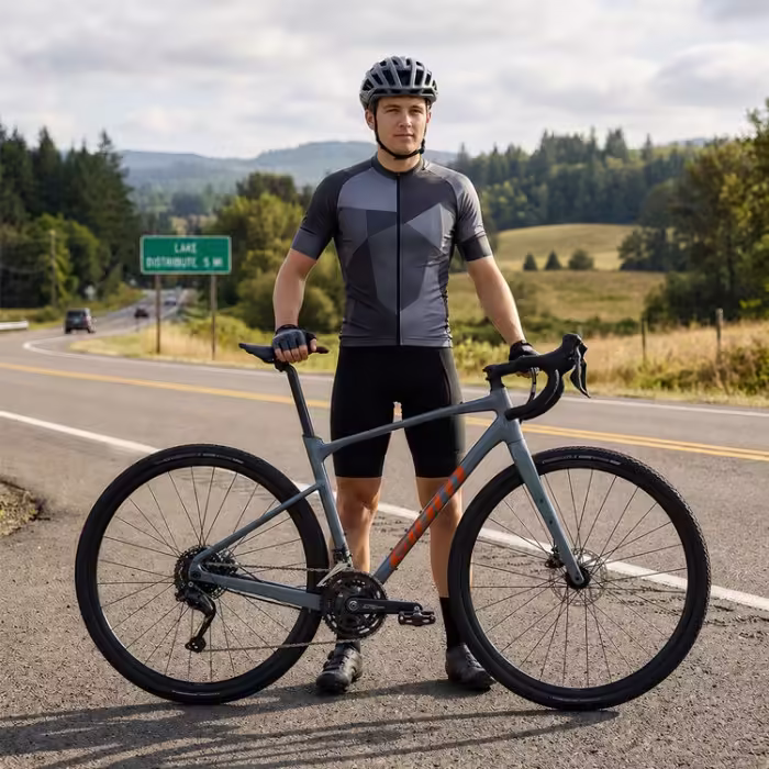 Bicicleta de pietris GIANT Revolt 2 Gri - 6