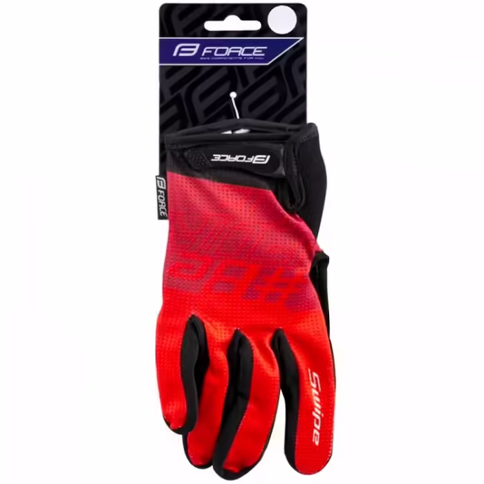 Велоперчатки с длинными пальцами Force MTB SWIPE - 3
