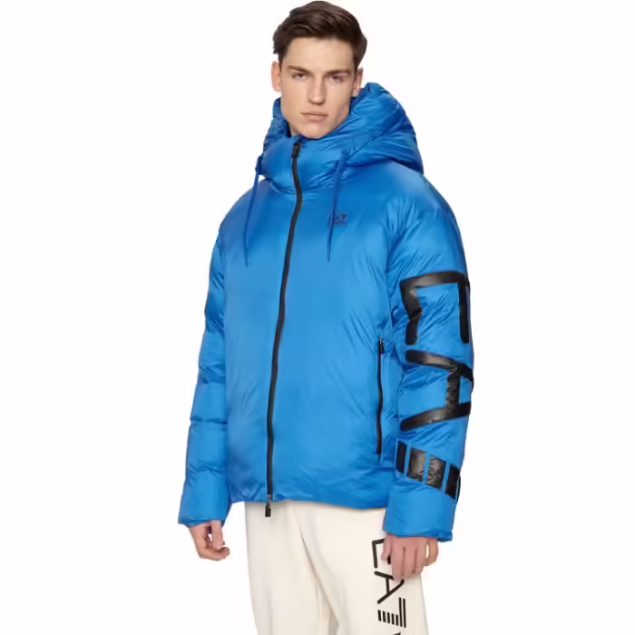 Scurta EA7 EMPORIO ARMANI PADDED JACKET WITH HOOD