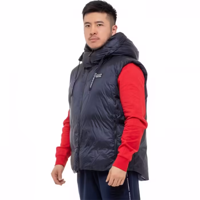 Vesta EA7 EMPORIO ARMANI REVERSIBLE VEST WITH HOOD - 3