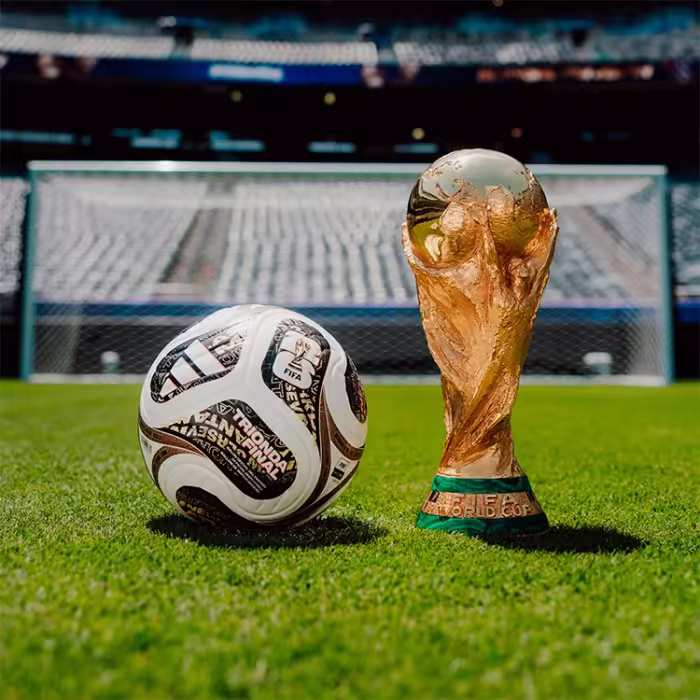 Minge fotbal Adidas FIFA WORLD CUP 26 TRIONDA FINALS PRO Alb 5 - 6