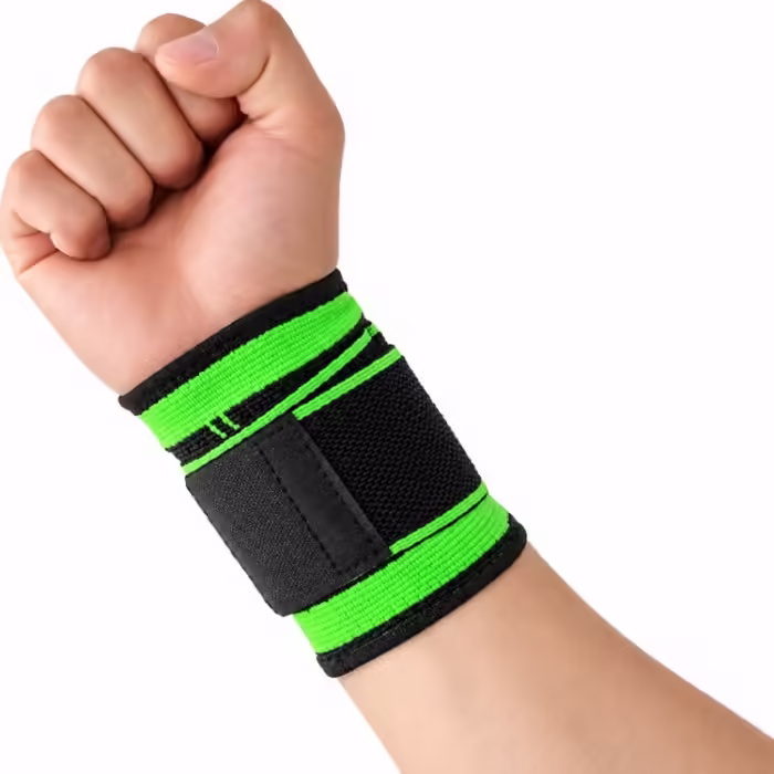 Суппорт запястия TM Ready Set Go Черный/Зеленый One size
