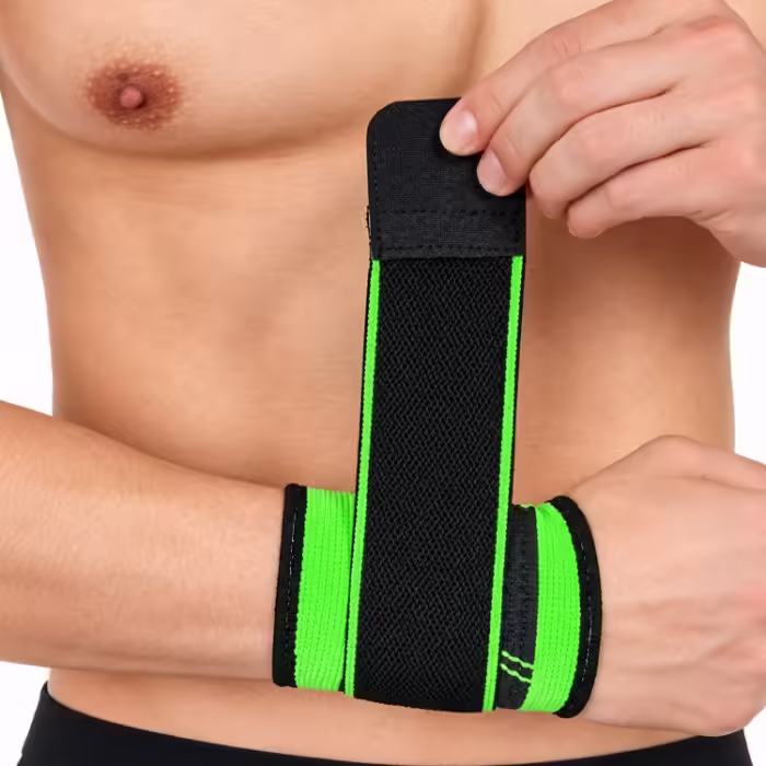 Суппорт запястия TM Ready Set Go Черный/Зеленый One size - 3