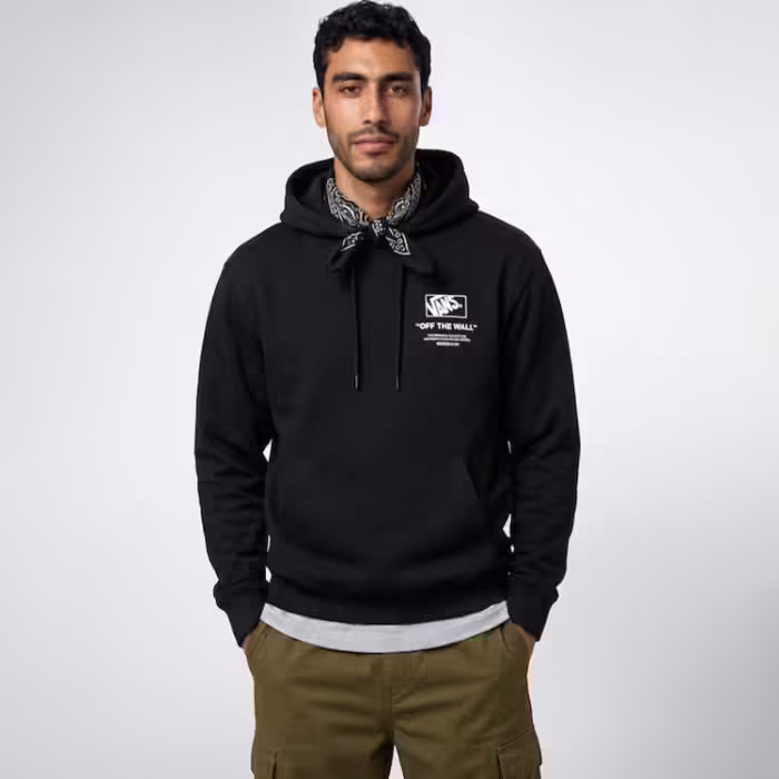 Hanorac Vans Stacked Hi Hoodie Negru M