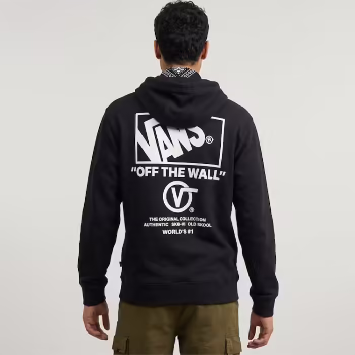 Hanorac Vans Stacked Hi Hoodie Negru M - 2