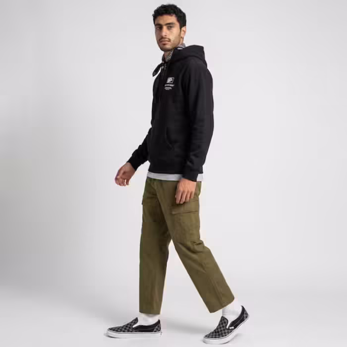 Hanorac Vans Stacked Hi Hoodie Negru M - 3