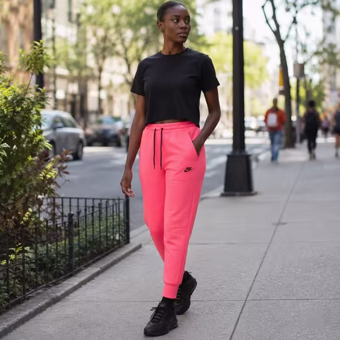 Pantaloni Nike W NSW TCH FLC MR JGGR - 3
