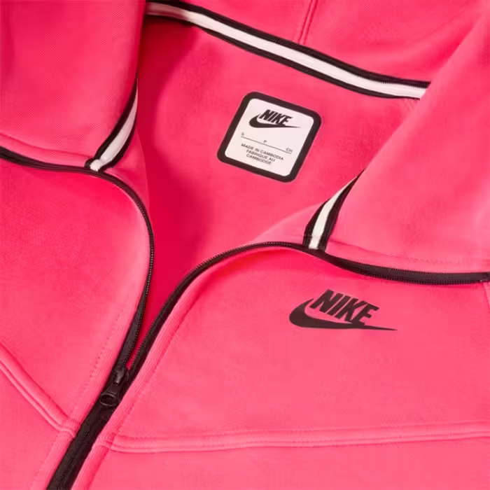 Толстовка Nike W NSW TCH FLC WR FZ HDY Розовый S - 10
