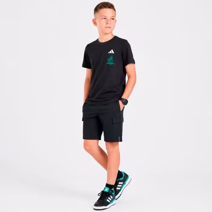 Футболка Adidas J MC TEE Черный 116 - 3