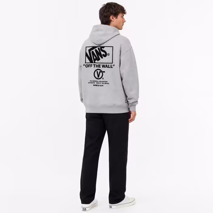 Hanorac Vans Stacked Hi Hoodie Gri M - 5