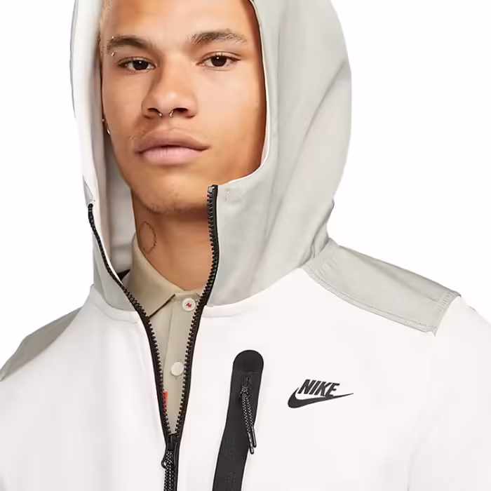Толстовка Nike M NK TCH FLC OVERLAY FZ - 2