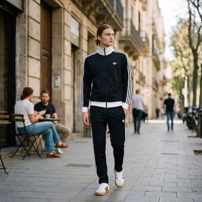 Брюки Adidas BECKENBAUER Черный M - 7