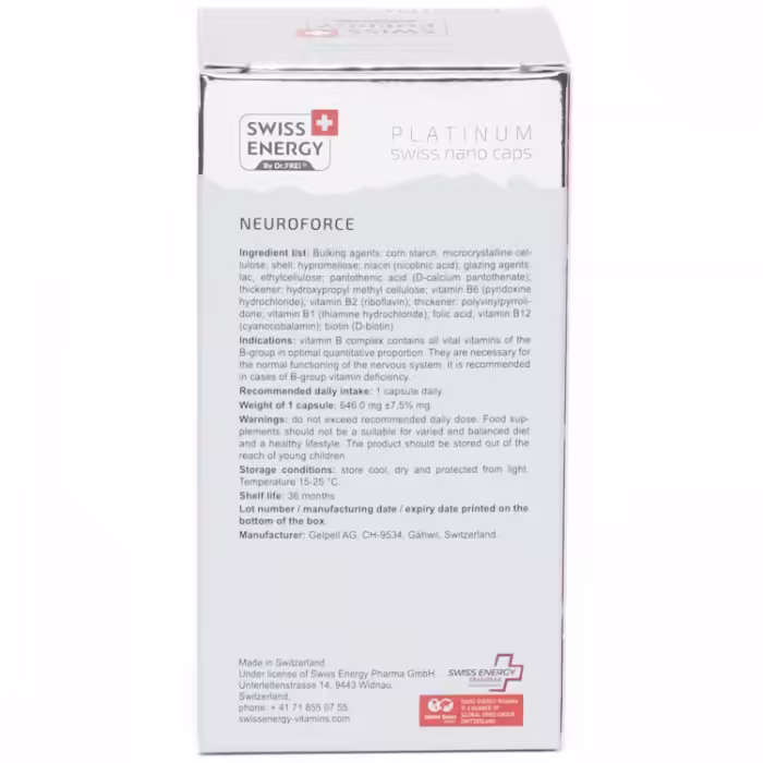 Vitamine Swiss Energy NanoCaps Swiss Energy NEUROFORCE N30 - 5