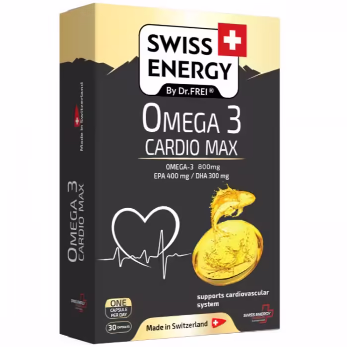 Vitamine Swiss Energy Swiss Energy Omega-3 CARDIO MAX blister 30 capsules