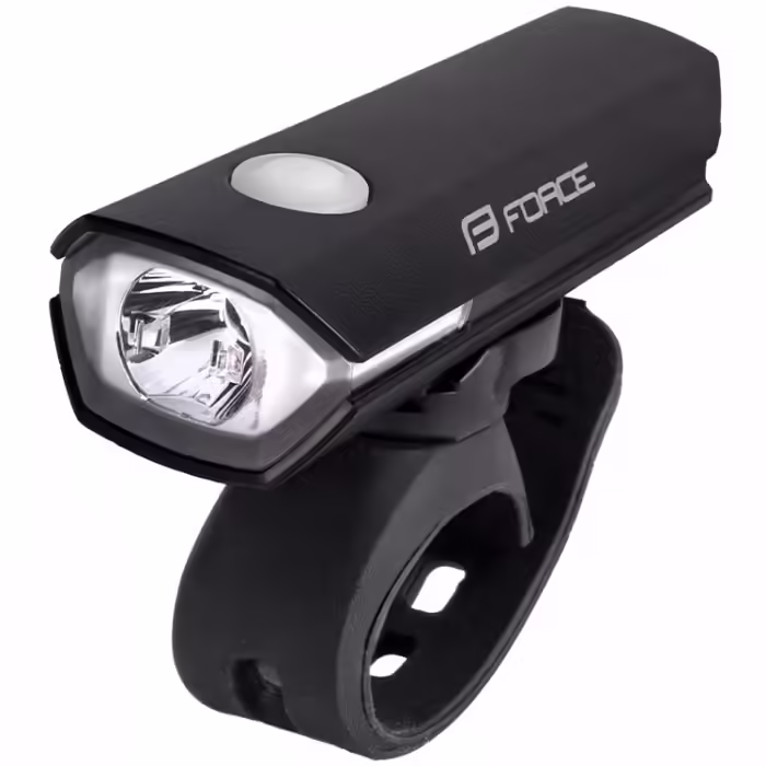 Фонарь передний Force FLUX 200 Lm, USB