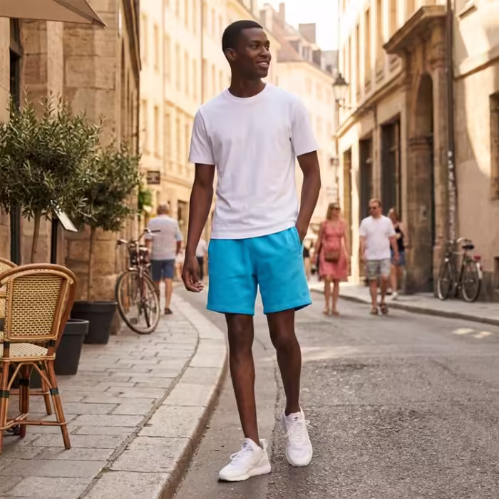 Шорты Adidas C SHORT Голубой S - 7