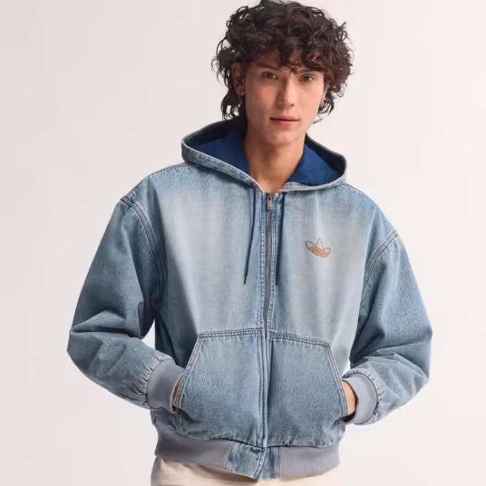 Толстовка Adidas DENIM PADDED JACKET