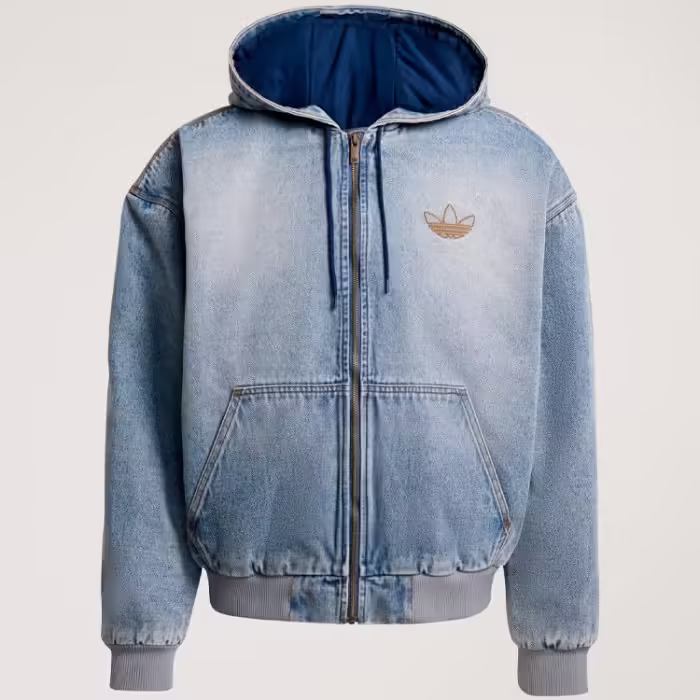 Толстовка Adidas DENIM PADDED JACKET - 2