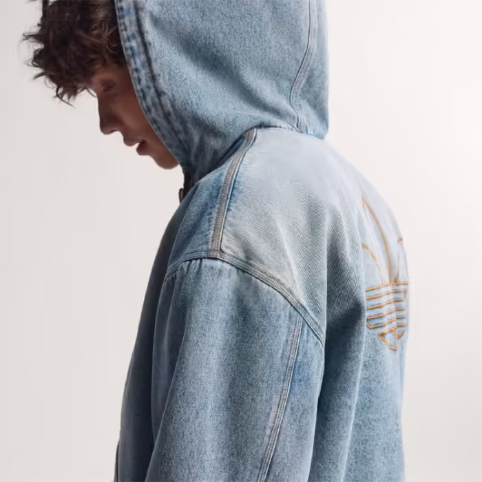 Толстовка Adidas DENIM PADDED JACKET - 7