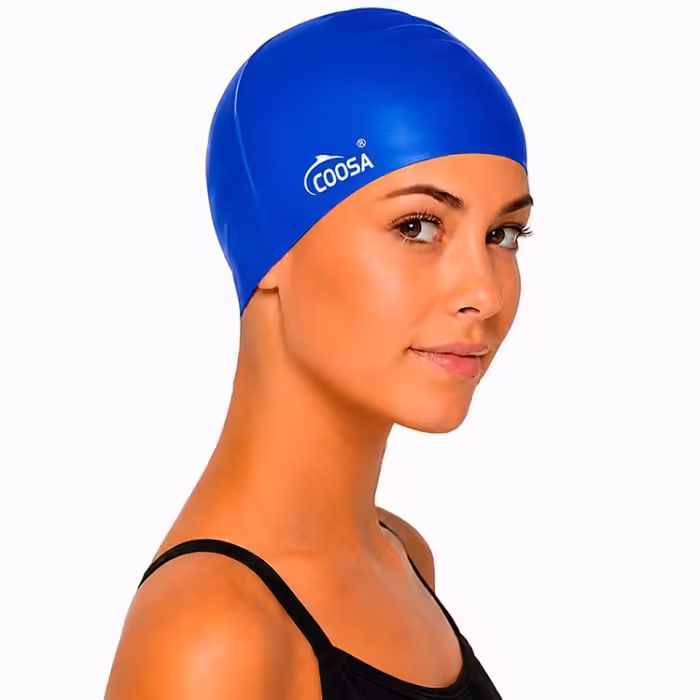 Силиконовая шапочка для плавания Nova Swim cap Pазноцветный One size - 4