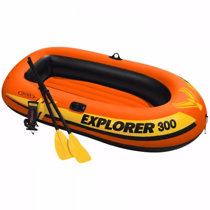 Barca gonflabila cu vasle si pompa INTEX EXPLORER 300