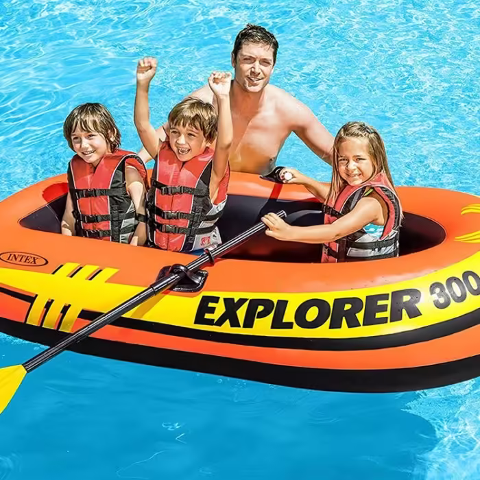 Barca gonflabila cu vasle si pompa INTEX EXPLORER 300 - 3