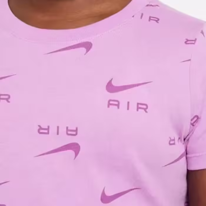 Футболка Nike G NSW TEE CROP AIR AOP Фиолетовый XL - 6