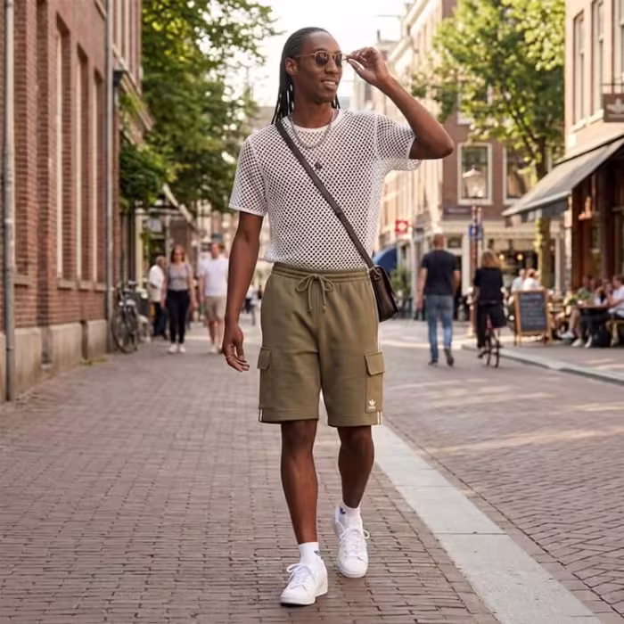 Шорты Adidas 3S CARGO SHORT Хаки 2XL - 7