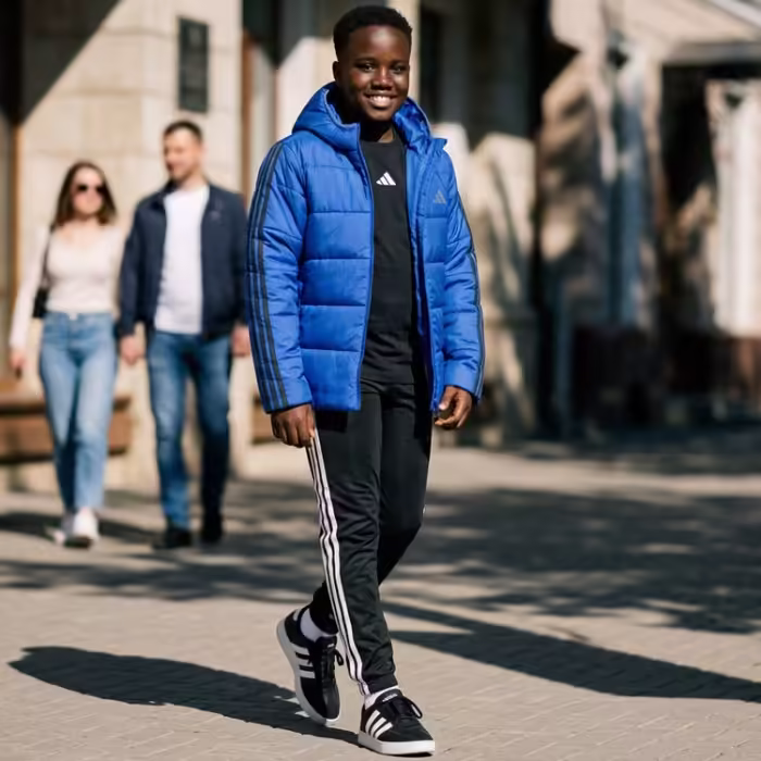 Куртка Adidas J ESS 3S JKT - 7