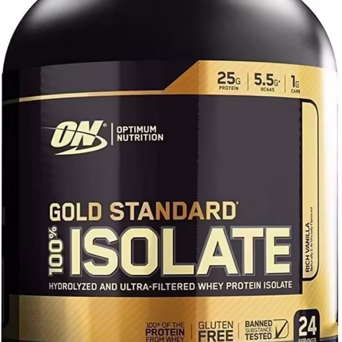 Isolat proteic Optimum Nutrition ON GS ISOLATE GF VANILLA 1.58LB - 3