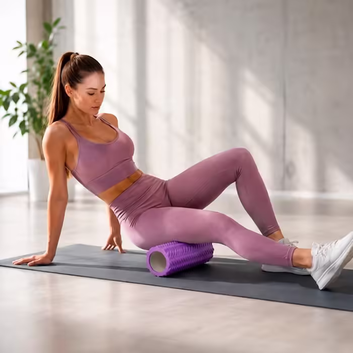 Валик для йоги Nova Pilates roll Pазноцветный 33 cm - 7