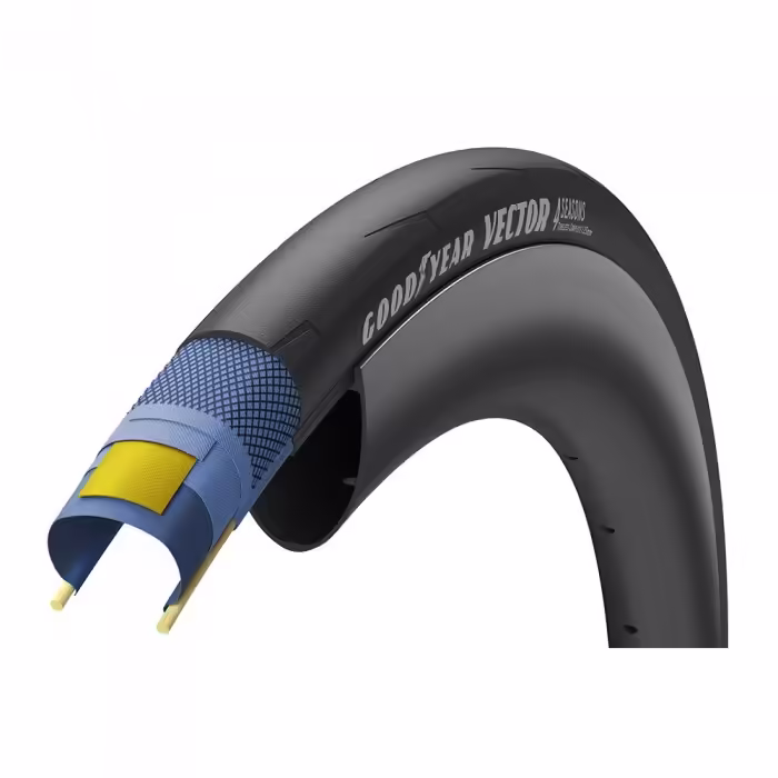 Покрышки шоссейные 700х19-32 Goodyear\r\n Vector 4Seasons TC 120 TPI\r\n Negru