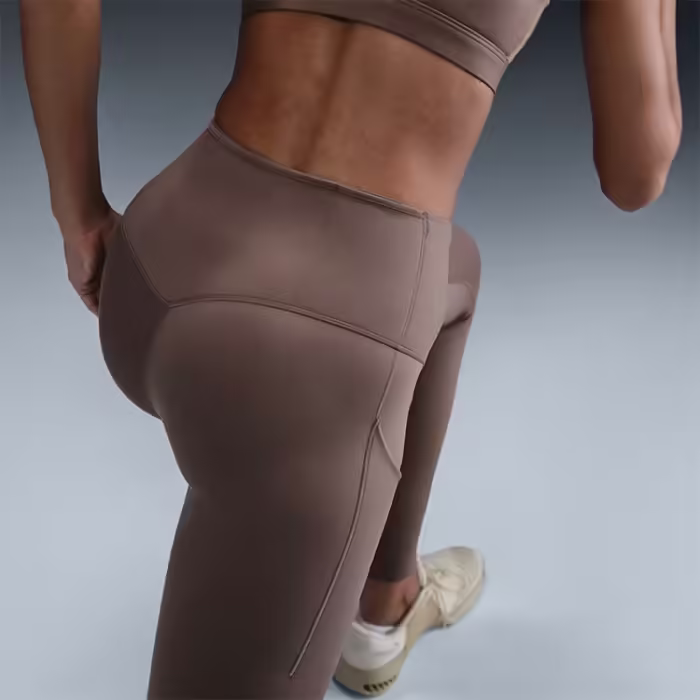 Легинсы Nike W NK DF GO HR TGHT Коричневый M - 8