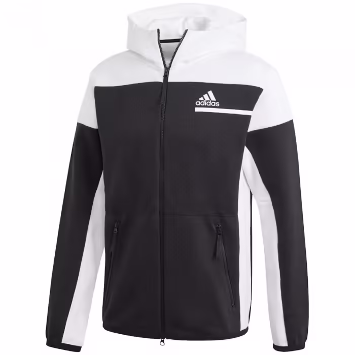 Hanorac Adidas ZNE FZ Negru-alb XS