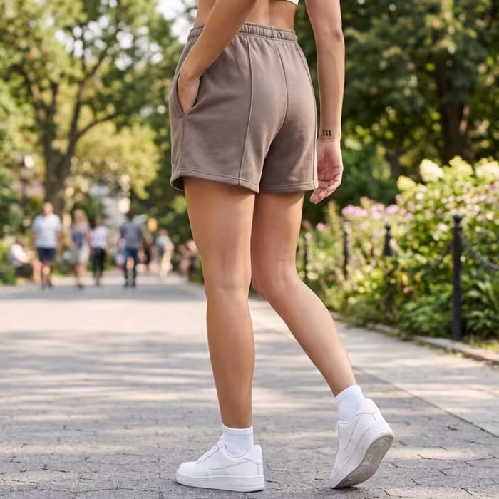 Шорты Nike W NSW NK CHLL FT MR 4IN SHORT - 6
