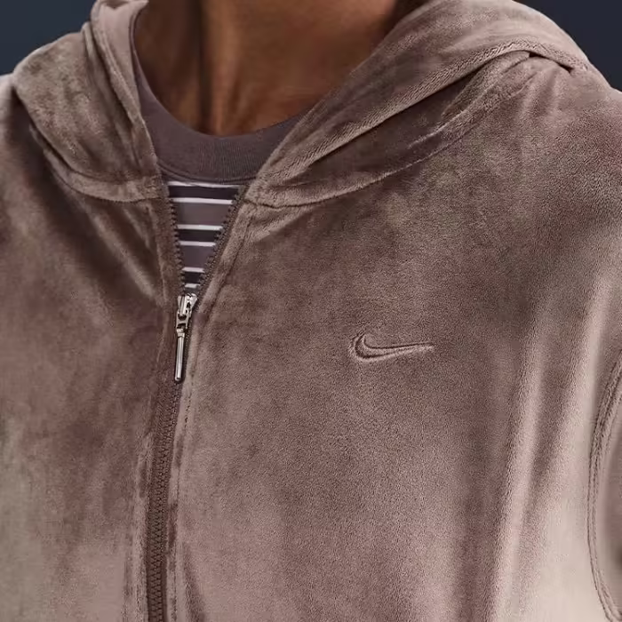 Толстовка Nike W NSW NK CHLL VLR FZ HDY Коричневый XL - 7