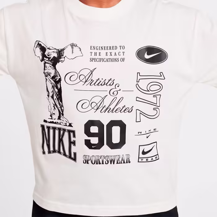 Футболка Nike G NSW TEE DANCE Бежевый S - 6
