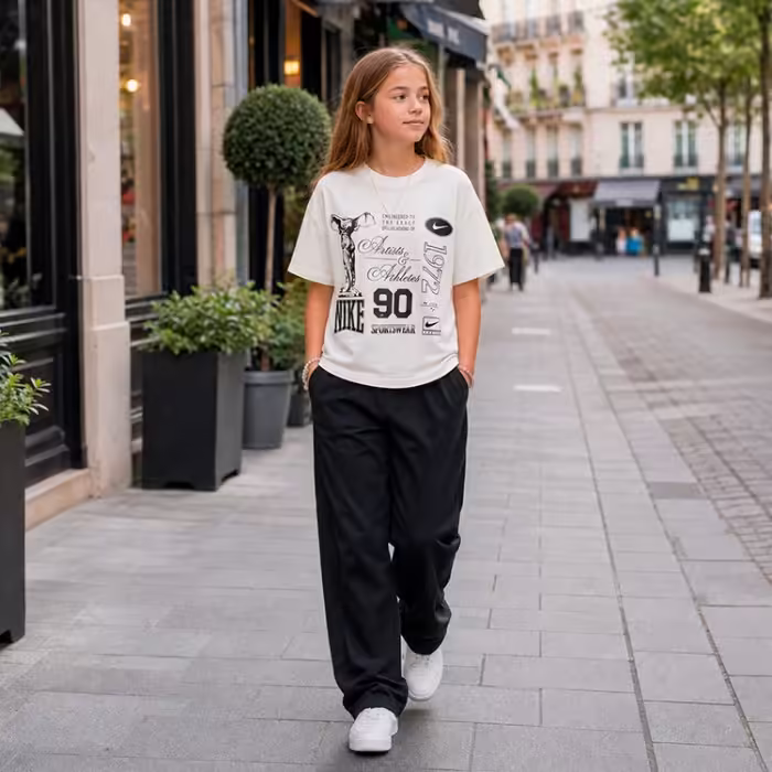 Футболка Nike G NSW TEE DANCE Бежевый S - 7