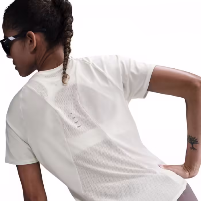 Футболка Nike W NK SWIFT DF SS TOP Бежевый S - 6
