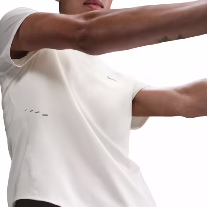 Футболка Nike W NK SWIFT DF SS TOP Бежевый S - 7