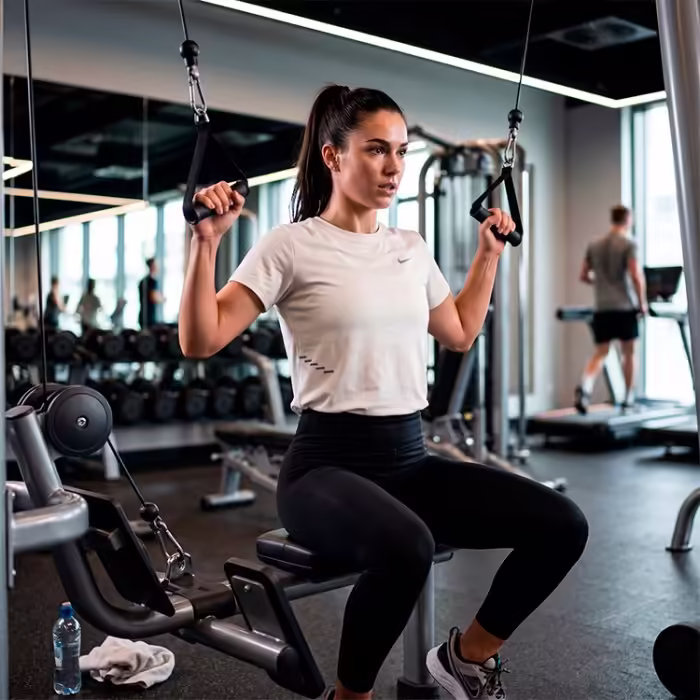 Футболка Nike W NK SWIFT DF SS TOP Бежевый S - 9