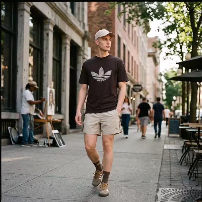 Tricou Adidas MONOGRAM Maro XS - 7