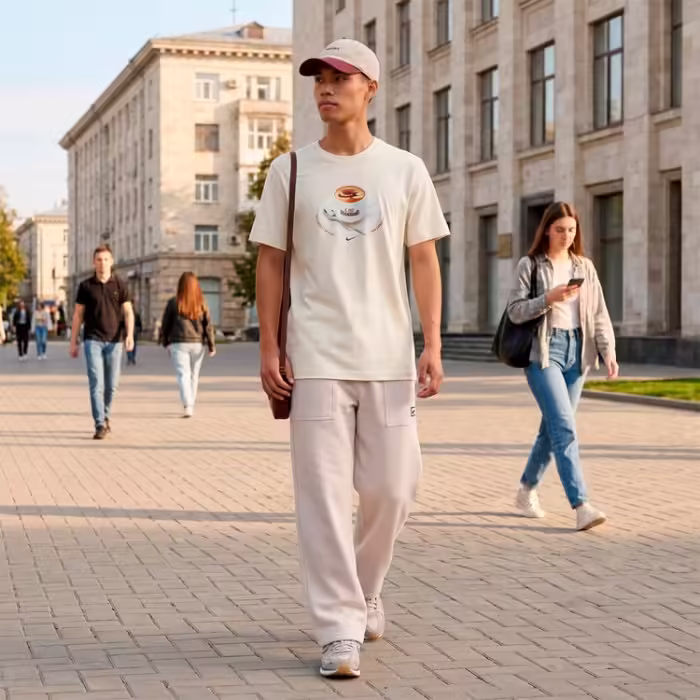 Tricou Nike CAFE SWOOSH - 7
