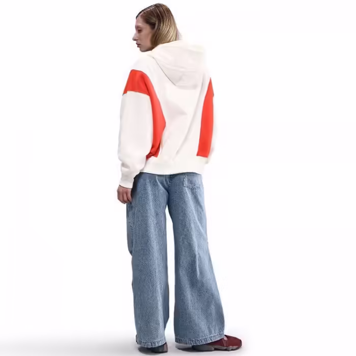 Толстовка Nike W NSW PHNX FLC REMIX OOS HDY Бежевый S - 5