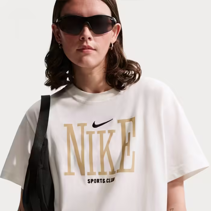 Футболка Nike Sportswear Classic Бежевый XS - 3