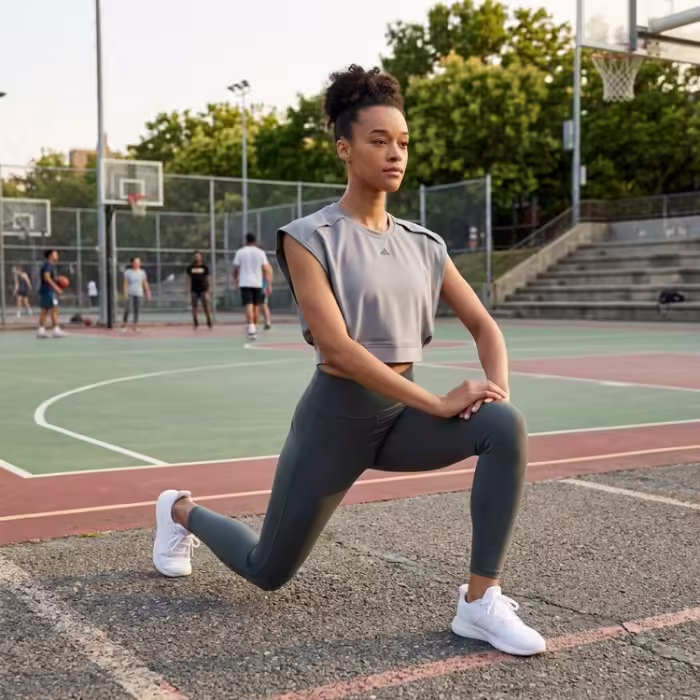 Майка Adidas POWER CROP T Серый XXS - 7