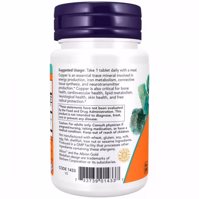 Vitamine Now Foods Copper Glycinate - 3